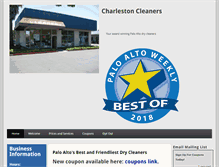 Tablet Screenshot of charlestoncleaners.info